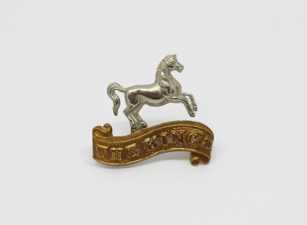 King's (Liverpool) Regiment Collar Badge