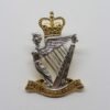 Royal Irish Rangers Anodised (Staybrite) Cap Badge - Queen's Crown