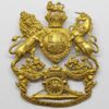 Victorian Royal Artillery Officer's Gilt Helmet Plate