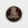 WW1 Royal Artillery 1915 Hallmarked Silver and Tortoiseshell Sweetheart Brooch