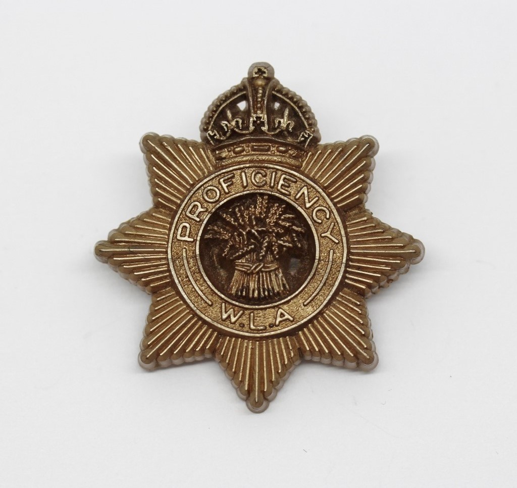 Women's Land Army Profiency WW2 Plastic Economy Badge