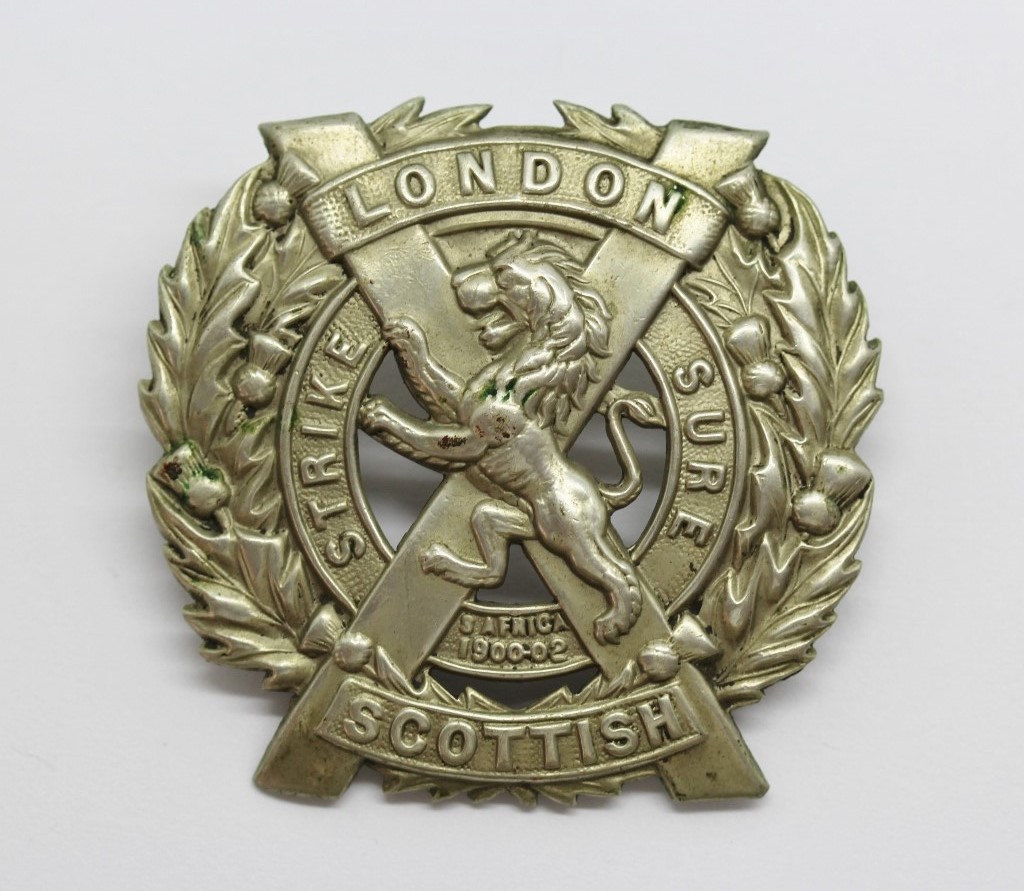 London Scottish Cap Badge