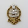 Queen's Regiment Anodised (Staybrite) Cap Badge