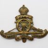 Royal Artillery Cap Badge - King's Crown