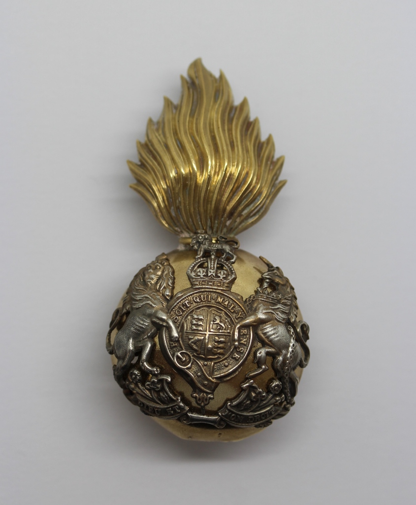 Royal Scots Fusiliers Officer's Glengarry Badge - King's Crown