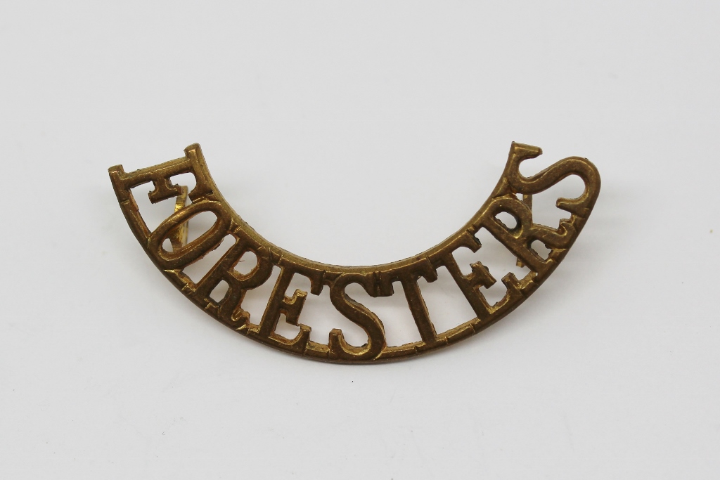 Notts & Derby Regiment (FORESTERS) Shoulder Title