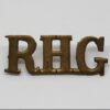 Royal Horse Guards (R.H.G.) Shoulder Title