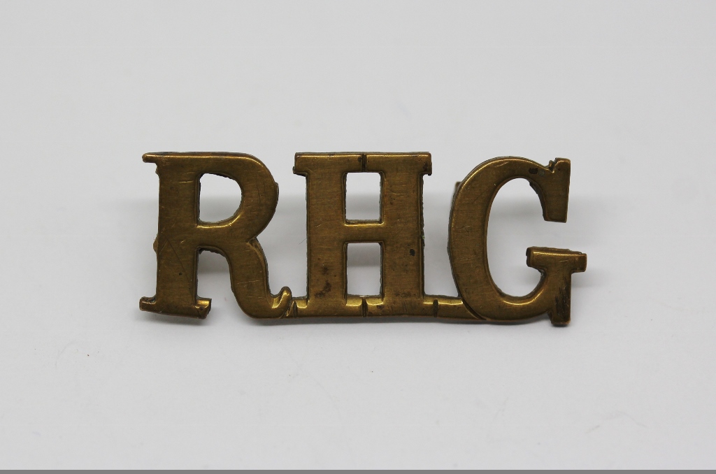Royal Horse Guards (R.H.G.) Shoulder Title