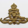 Royal Artillery Cap Badge - King's Crown