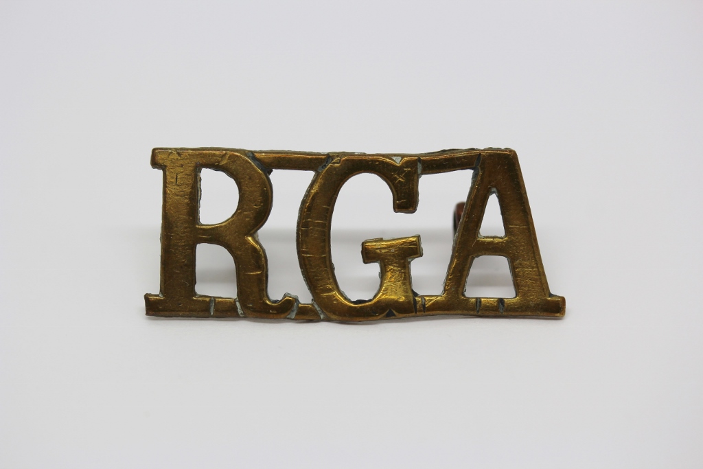 Royal Garrison Artillery (R.G.A.) Shoulder Title