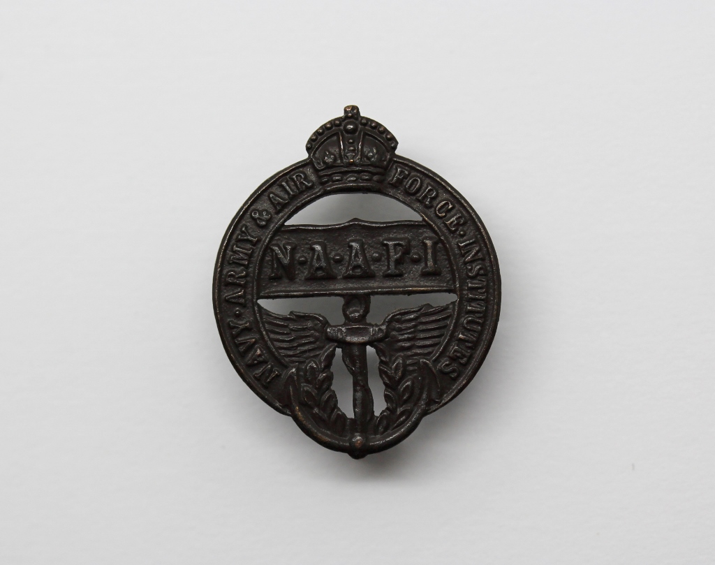Navy, Army & Air Force Institutes (N.A.A.F.I.) Collar Badge