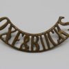 Oxfordshire & Buckinghamshire Light Infantry (OXF&BUCKS) Shoulder Title