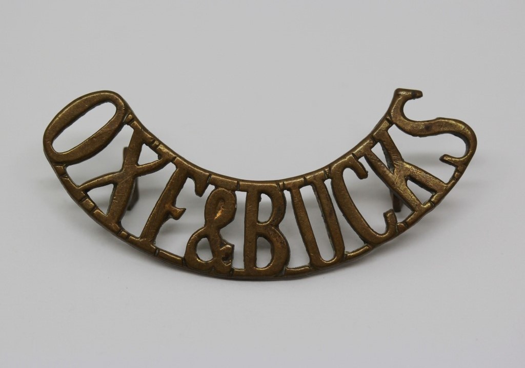 Oxfordshire & Buckinghamshire Light Infantry (OXF&BUCKS) Shoulder Title