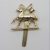 Queen's (Royal West Surrey) Regiment Anodised (Staybrite) Beret Badge