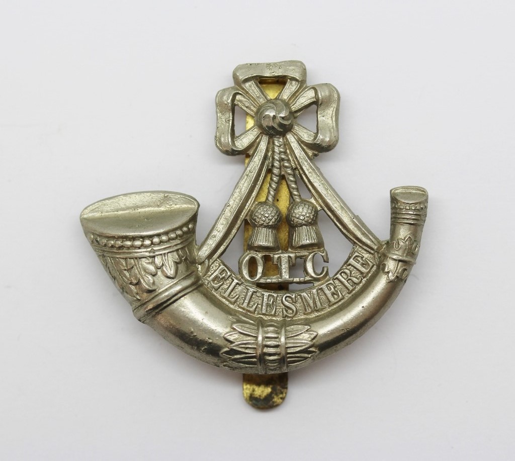 Ellesmere College (Shropshire) O.T.C. Cap Badge