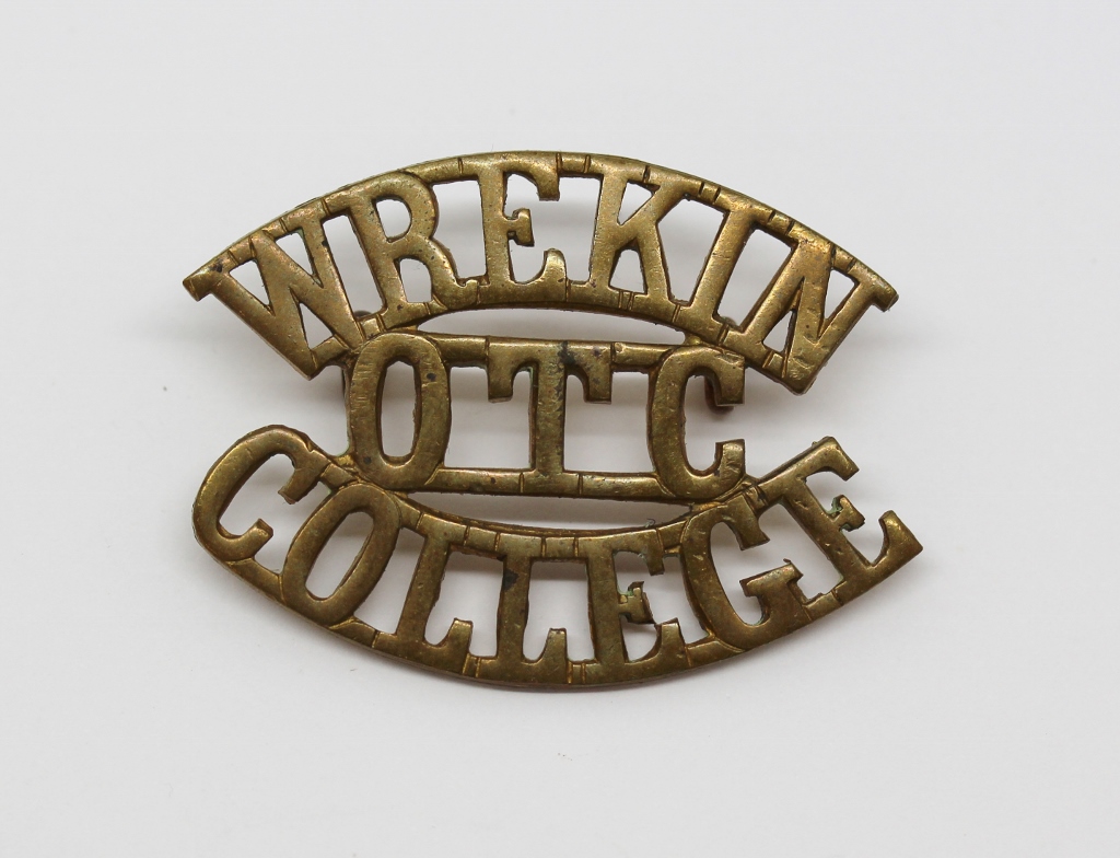 Wrekin College (Shropshire) O.T.C. (WREKIN/OTC/COLLEGE) Shoulder Title