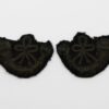 Pair of Victorian 1st Shropshire Rifle Volunteer Corps Officer's Collar Badges