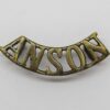 WW1 Anson Battalion, Royal Naval Division (ANSON) Shoulder Title