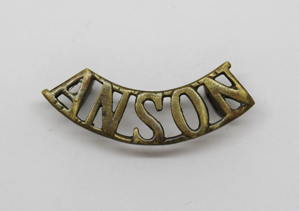 WW1 Anson Battalion, Royal Naval Division (ANSON) Shoulder Title