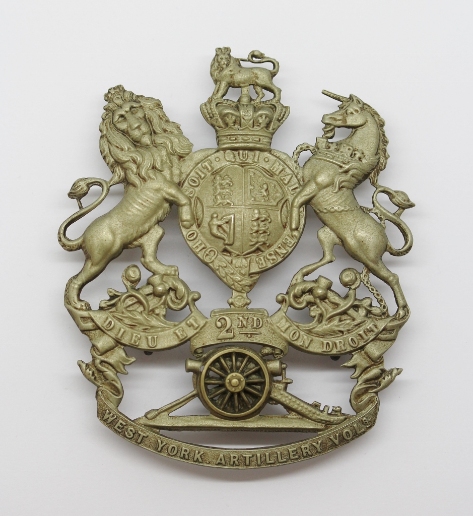Victorian 2nd West York Artillery Volunteers Helmet Plate