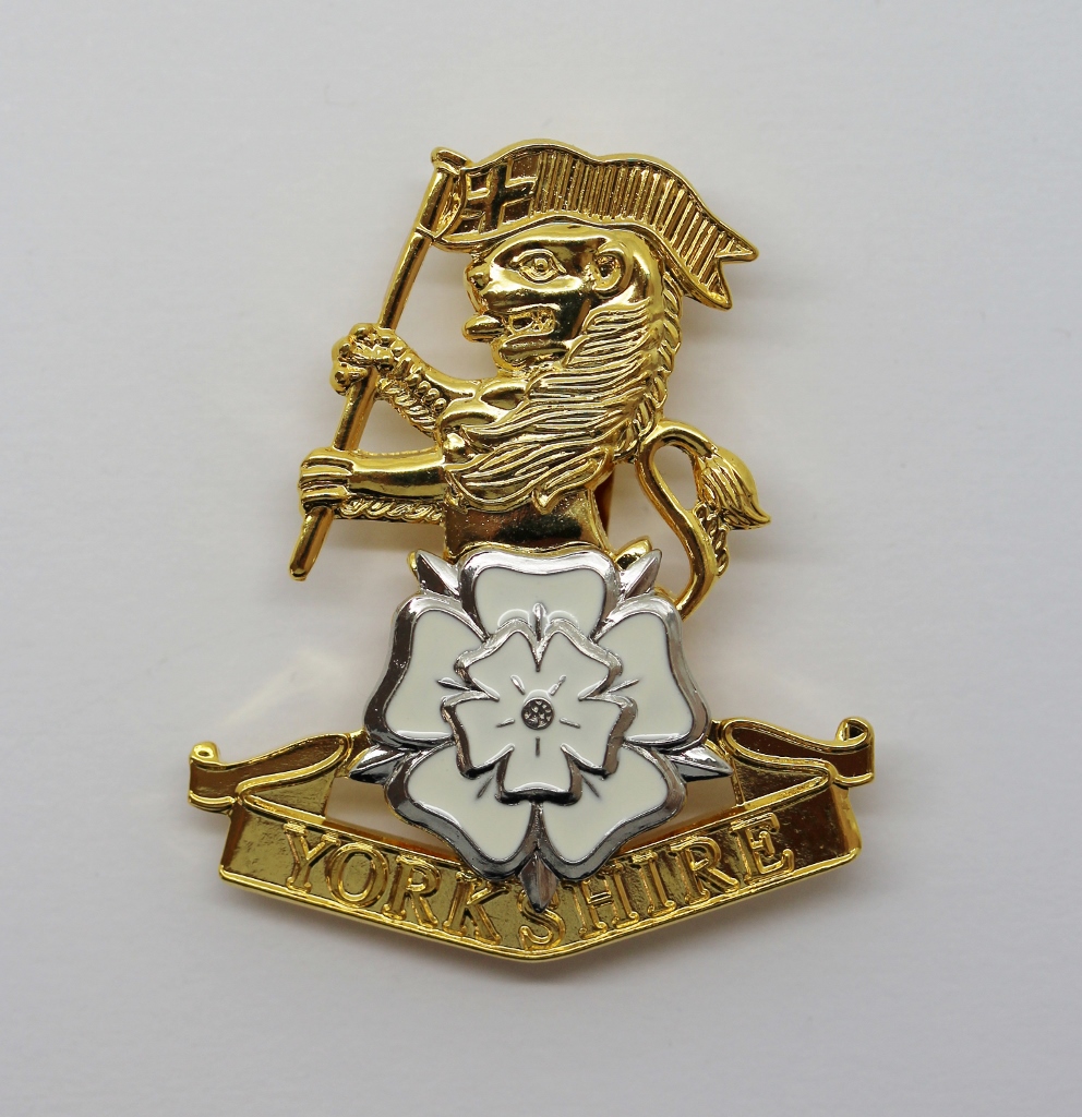 Yorkshire Regiment Enamelled Cap Badge