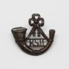 King's Shropshire Light Infantry (K.S.L.I.) Officer's Service Dress Collar Badge
