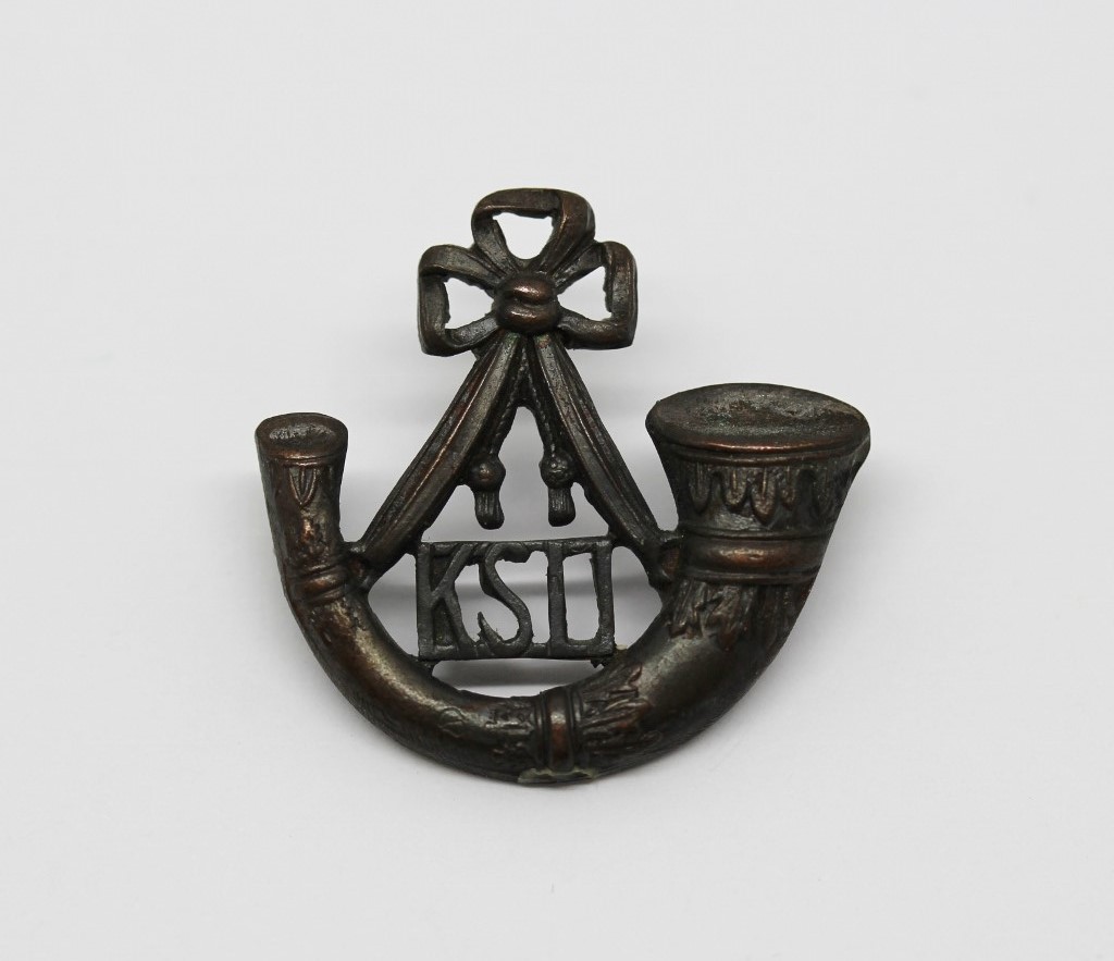 King's Shropshire Light Infantry (K.S.L.I.) Officer's Service Dress Collar badge