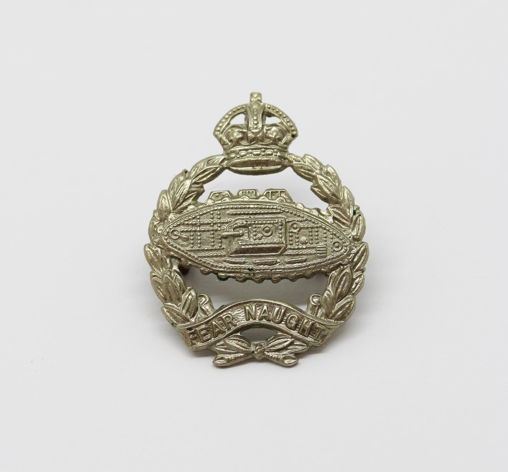 Royal Tank Regiment Collar Badge - King's Crown