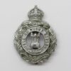 Isle of Wight Rifles Chrome Cap Badge - King's Crown