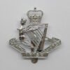 North Irish Horse Anodised (Staybrite) Cap Badge - Queen's Crown