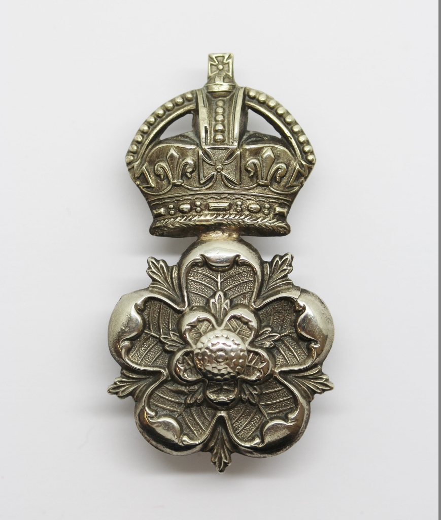 Yorkshire Dragoons NCO's Arm Badge - King's Crown