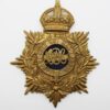 Army Pay Corps (A.P.C.) Blue Cloth Helmet Plate - King's Crown
