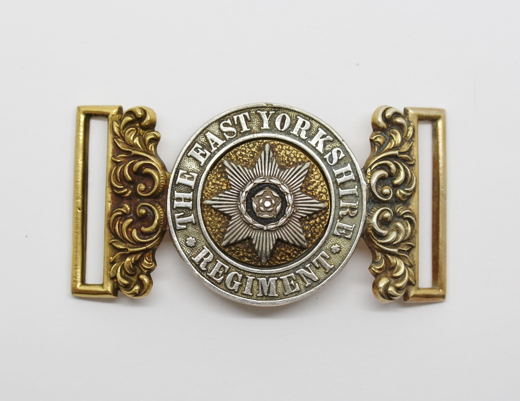 Victorian Post 1881 East Yorkshire Regiment Officer's Waist Belt Clasp