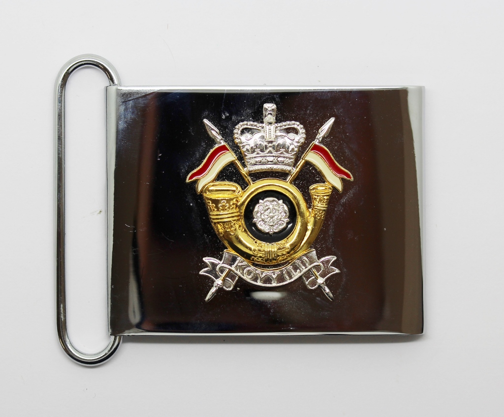 King's Own Yorkshire Yeomanry (Light Infantry) Waist Belt Plate