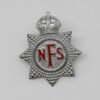 National Fire Service (N.F.S.) Cap Badge - King's Crown