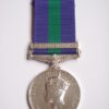 General Service Medal (Clasp - Palestine 1945-48) - Tpr. L.G. Paul, 8th Royal Tank Regiment
