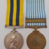 Queen's Korea and UN Korea Medal Pair - Pte. G.W.H. Tordoff, Duke of Wellington's Regiment