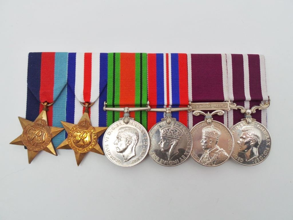 WW2, Long Service & Good Conduct and Meritorious Service Medal (MSM) Group of Six - Royal Engineers