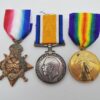 WW1 1914-15 Star Medal Trio - Pte. W.S. Mellis, Army Service Corps