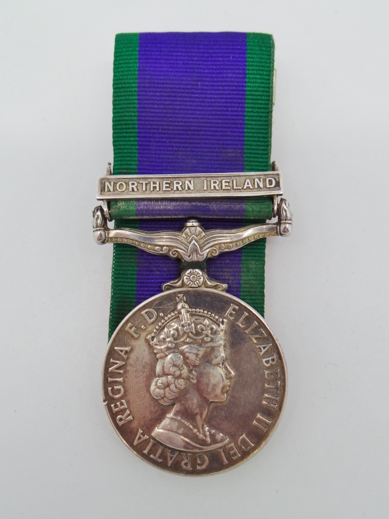 Campaign Service Medal (Clasp - Northern Ireland) - Gdsm. C, Muir, Scots Guards