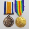 WW1 British War & Victory Medal Pair - Pte. F.L. Webster, Yorkshire Regiment