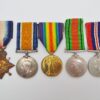 WW1 1914-15 Star Medal Trio, WW2 Defence Medal & 1939-45 War Medal - Pte. A. Gordon, 5th Bn. Lancashire Fusiliers