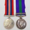1939-45 War Medal and General Service Medal (Clasp - Palestine 1945-48) - B. Const. C.W. Barker, Palestine Police