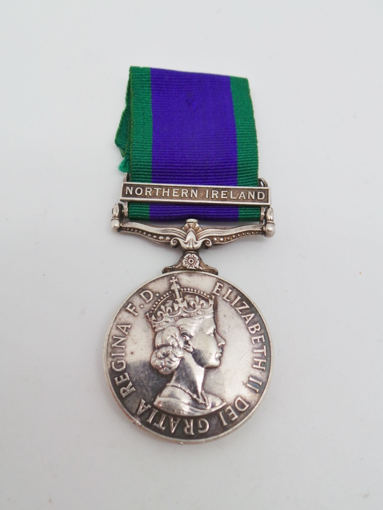 Campaign Service Medal (Clasp - Northern Ireland) - Pte. K.W. Morris, Cheshire Regiment