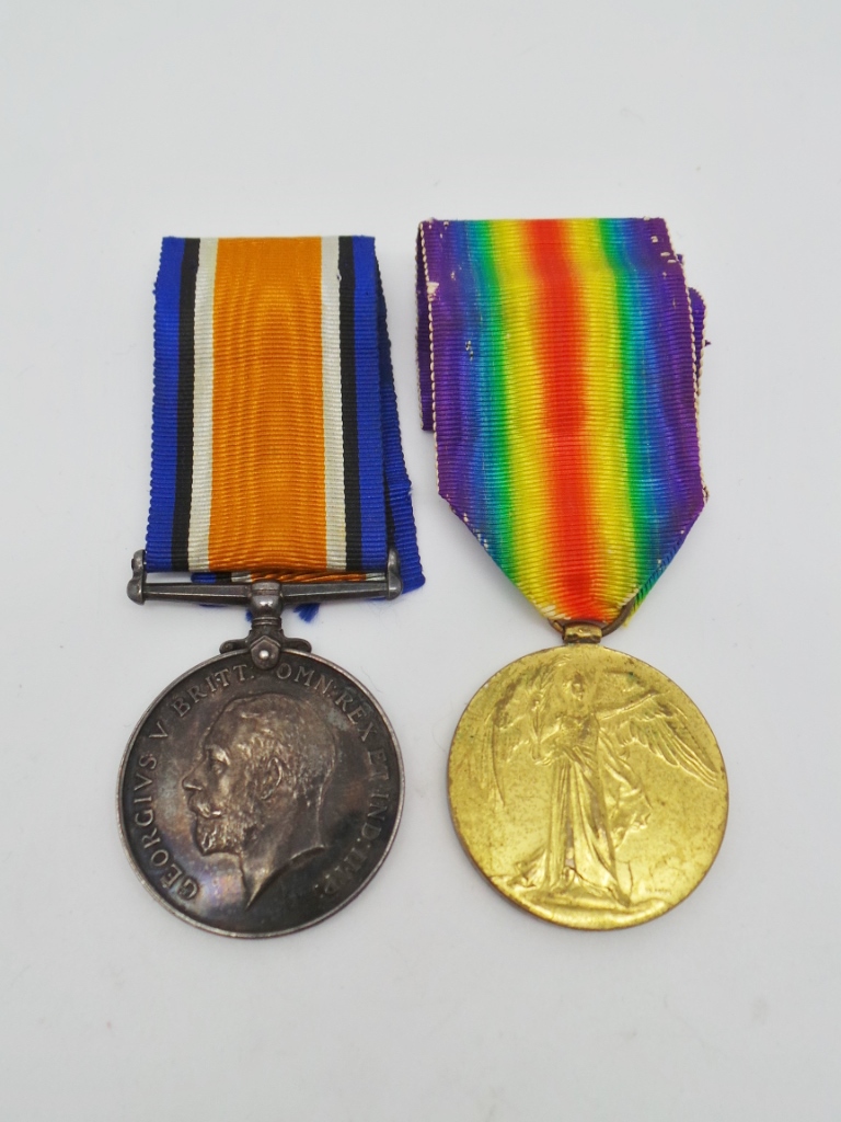 WW1 British War & Victory Medal Pair - Pte. A. Keeler, Lancashire Fusiliers
