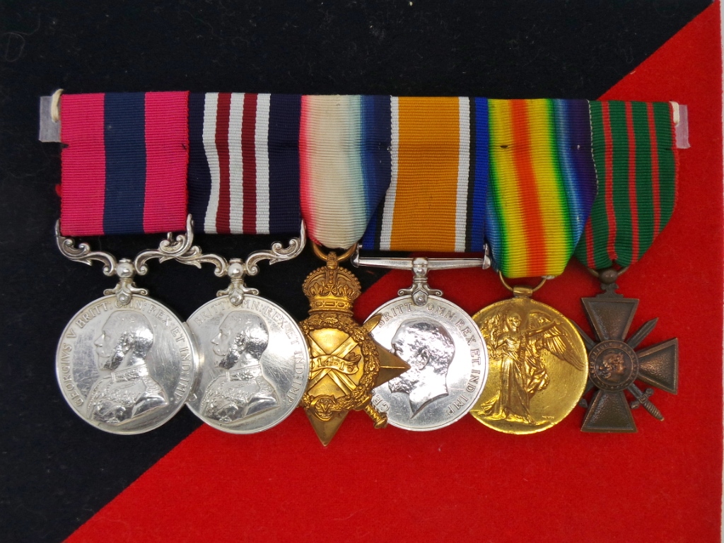 Distinguished Conduct Medal, Military Medal, 1914-15 Star Trio and French Croix de Guerre - C.S.Mjr. A. Fake, 13th Bn. Royal Fusiliers
