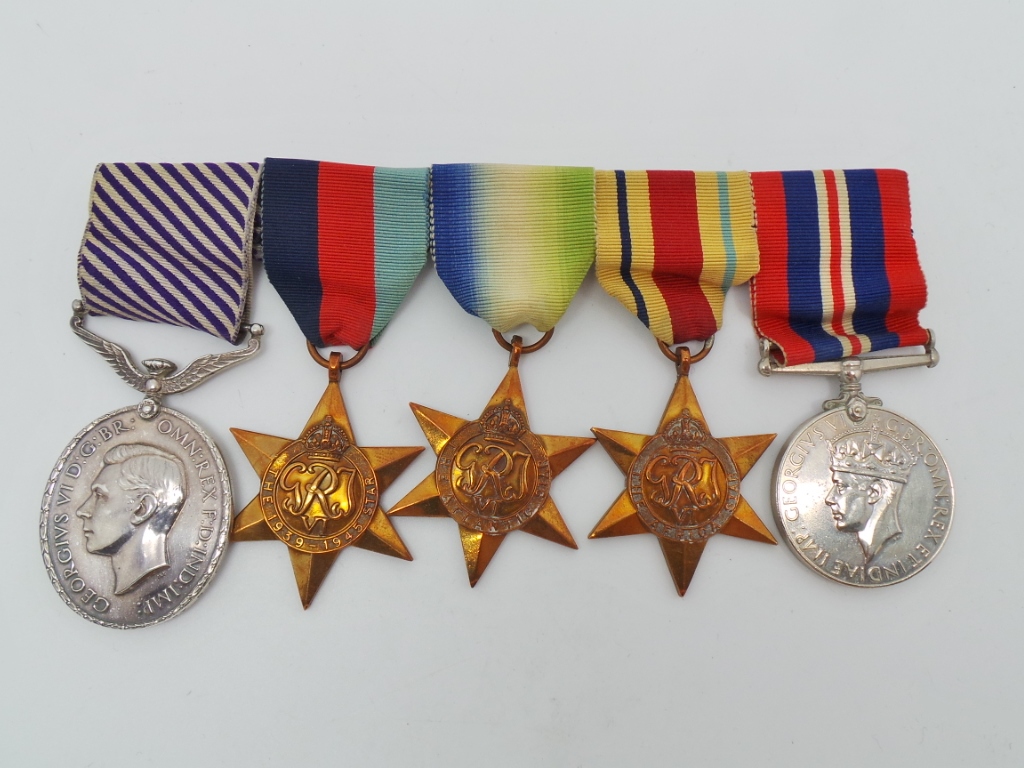 WW2 Distinguished Flying Medal Group of Five - Flying Officer R.H. Street, 262 Squadron, Royal Air Force