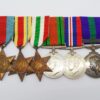 WW2 and General Service Medal (Clasp - Palestine 1945-48) Group of Six - Gnr. F. Wyatt, Royal Artillery