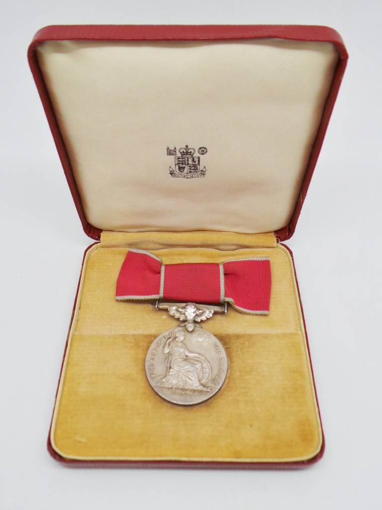 ERII British Empire Medal (B.E.M.) in Box of Issue - Miss Isabella Marchant Moyse