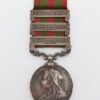 1895 India General Service Medal (Clasps - Relief of Chitral 1895, Punjab Frontier 1897-98, Tirah 1897-98) - Pte. B. Smith, 2nd Bn. King's Own Scottish Borderers